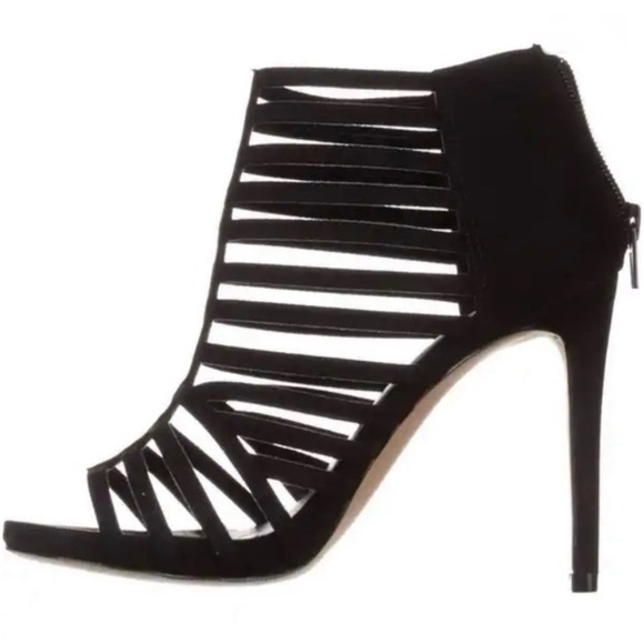 Madden Girl Lexxx Heeled Strappy Sandals - Black - Picture 3 of 8